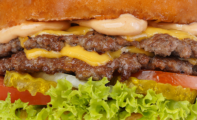 Classic Burger Closeup