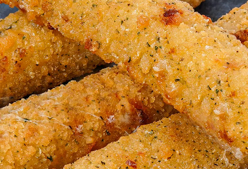 Mozzarella Sticks Closeup